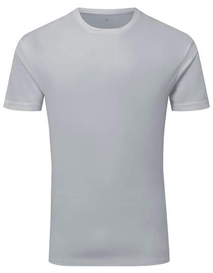 TriDri® Ion-Charge recycled textured tee — Cool Grey