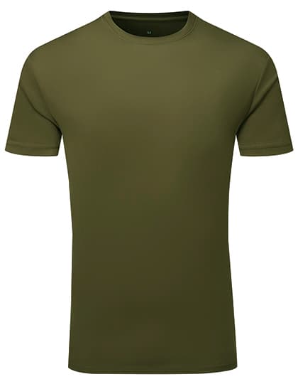 TriDri® Ion-Charge recycled textured tee — Olive