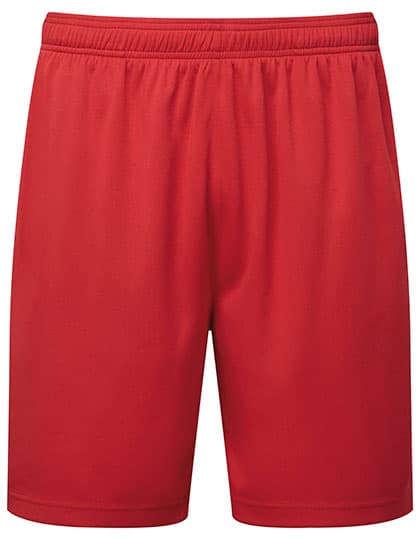 Unisex TriDri® Ion-Charge performance shorts — Fire Red