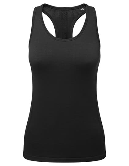 Women´s Recycled Seamless ´3D Fit´ Multi-Sport Flex Vest — Black