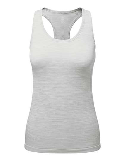 Women´s Recycled Seamless ´3D Fit´ Multi-Sport Flex Vest — Cool Grey Melange