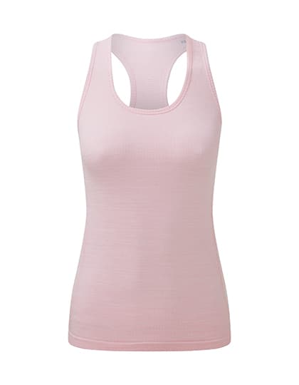 Women´s Recycled Seamless ´3D Fit´ Multi-Sport Flex Vest — Light Pink Melange