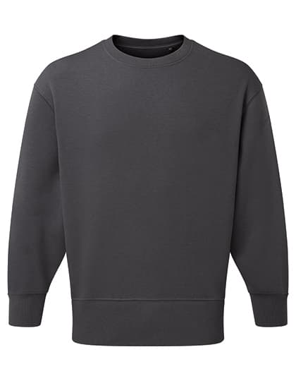 Unisex TriDri® oversized sweatshirt — Charcoal