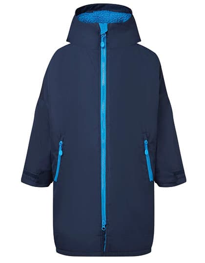 Kids TriDri® All Seasons Waterproof Changing Robe — Navy