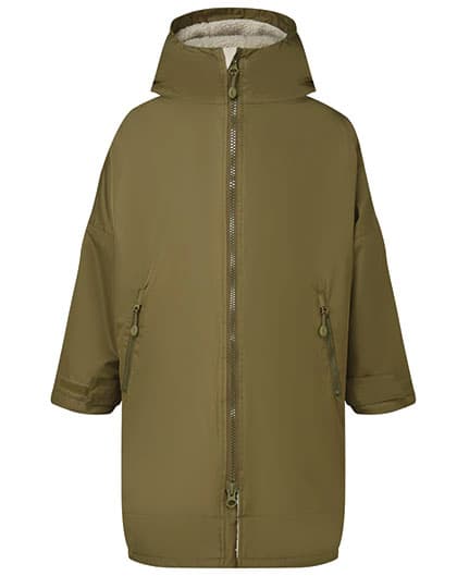 Kids TriDri® All Seasons Waterproof Changing Robe — Olive