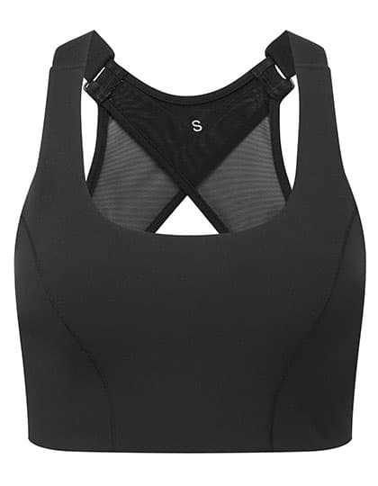 TriDri® Recycled High Impact Sports Bra — Black
