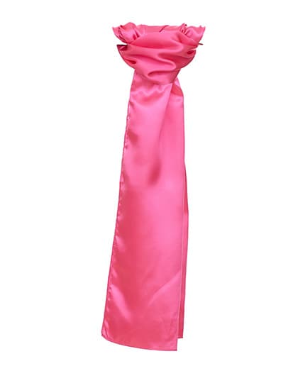 Satin Scarf — Fuchsia