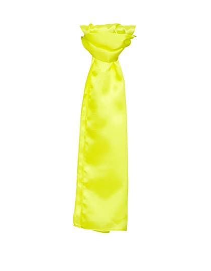 Satin Scarf — Lemon