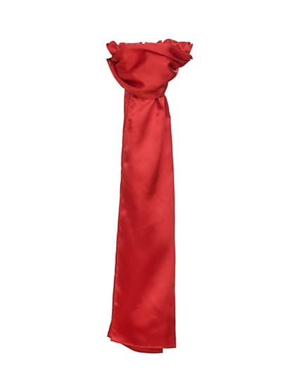 Satin Scarf — Red