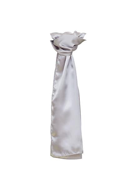 Satin Scarf — Silver