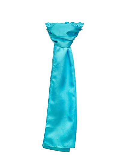 Satin Scarf — Turquoise