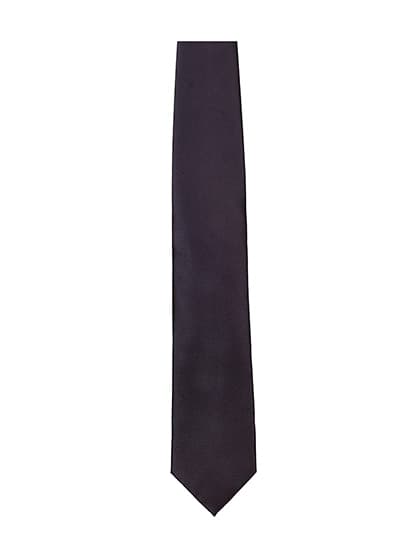 Satin Tie — Black