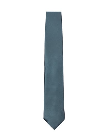 Satin Tie — Grey