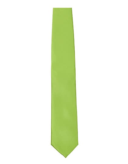 Satin Tie — Lime