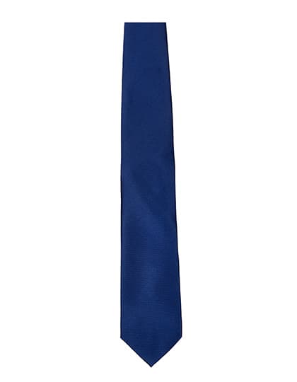 Satin Tie — Navy