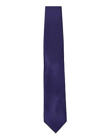 Satin Tie — Purple