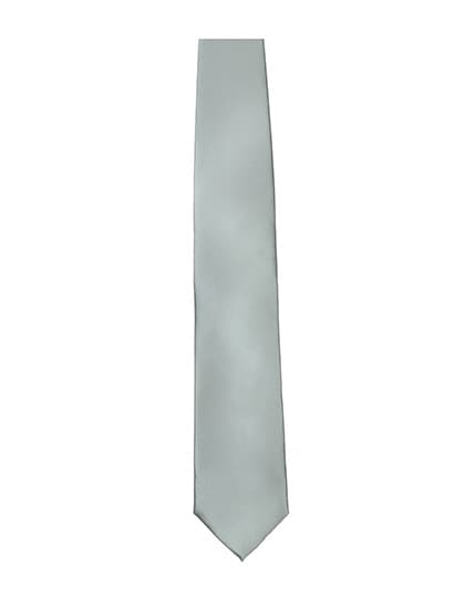 Satin Tie — Silver