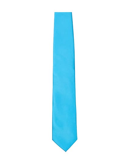 Satin Tie — Turquoise
