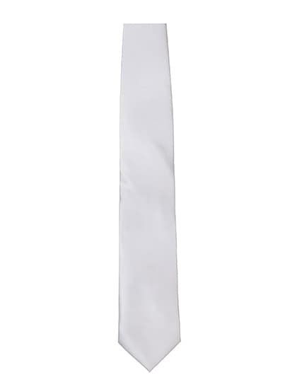 Satin Tie — White
