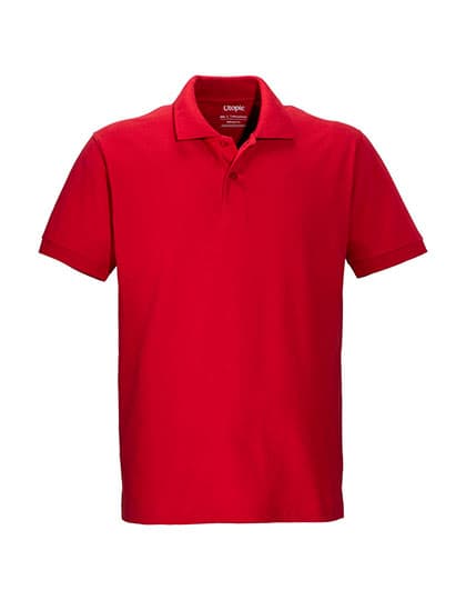 Unisex Short-Sleeved Polo Shirt — Red