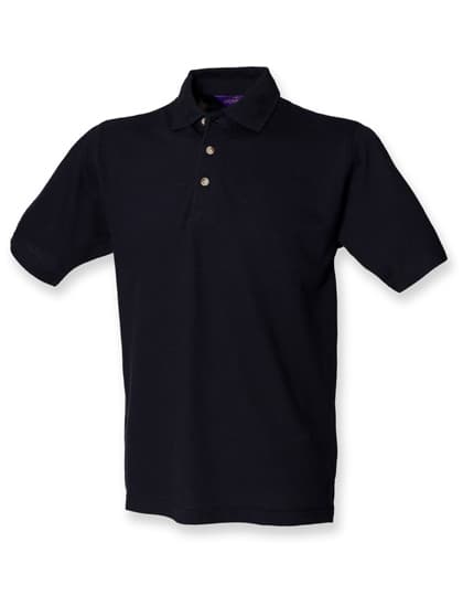 Classic Cotton Piqué Polo Shirt — Navy