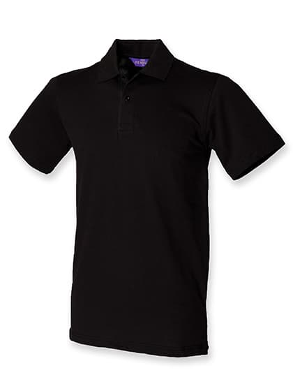 Men´s Stretch Piqué Polo Shirt — Black