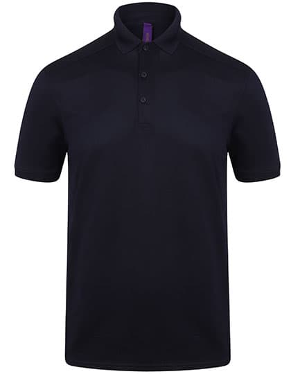 Men´s Slim Fit Stretch Polo Shirt + Wicking Finish — Oxford Navy