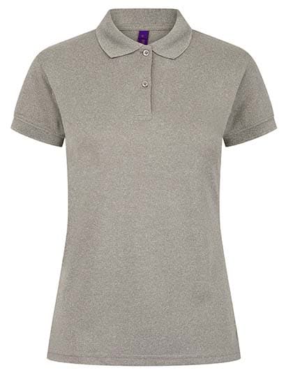 Ladies´ Coolplus® Wicking Polo Shirt — Heather Grey