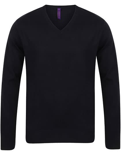 Men´s Lightweight V-Neck Jumper — Black