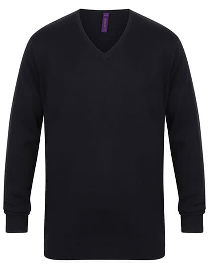 Men´s Lightweight V-Neck Jumper — Navy
