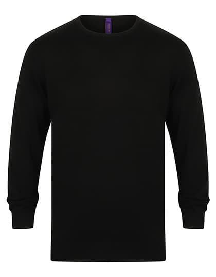 Men´s Lightweight Crew Neck Jumper — Black