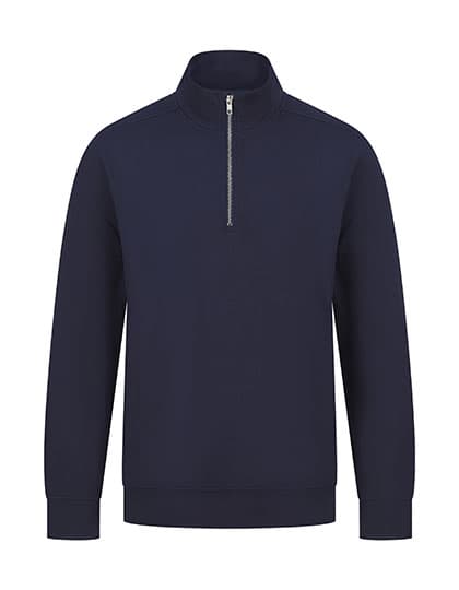 Unisex Sustainable 1/4 Zip Sweatshirt — Navy