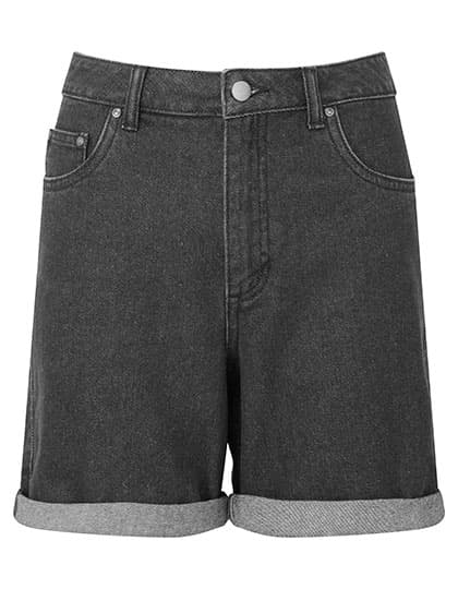 Women´s Denim Shorts — Black Denim