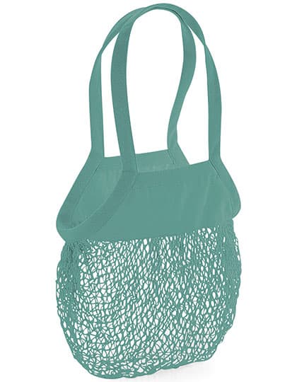 Organic Cotton Mesh Grocery Bag — Sage Green