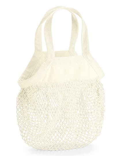 Organic Cotton Mini Mesh Grocery Bag — Natural