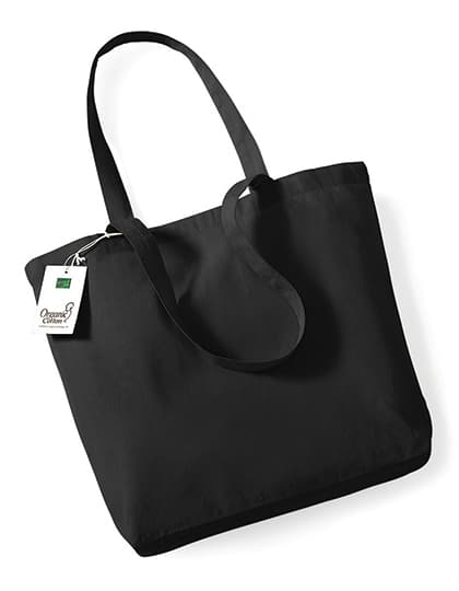 Organic Cotton Shopper — Black