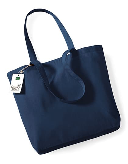 Organic Cotton Shopper — Navy