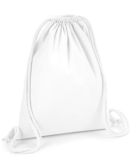 Organic Premium Cotton Gymsac — White