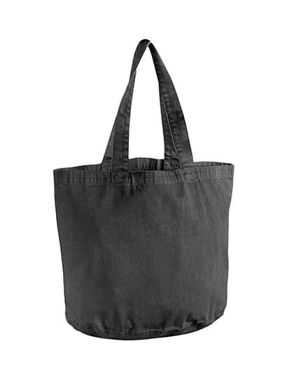 Garment Dyed Shopper — Vintage Black