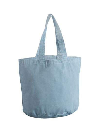 Garment Dyed Shopper — Vintage Light Blue