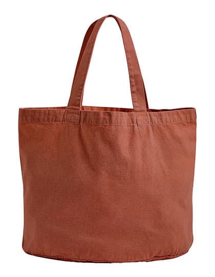 Garment Dyed Shopper — Vintage Orange Rust