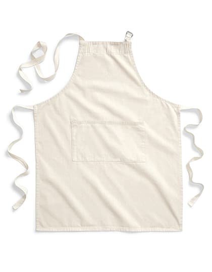 Fairtrade Cotton Adult Craft Apron — Natural