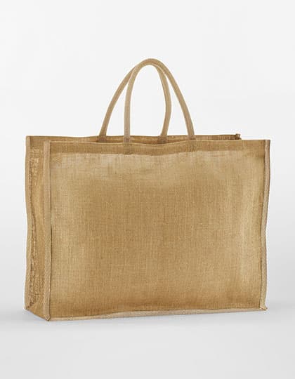 Natural Starched Jute Market Shopper — Natural