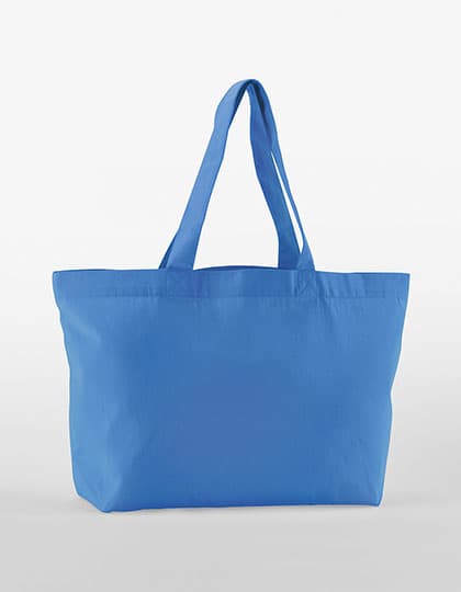 EarthAware® Organic Twill Shopper — Cornflower Blue