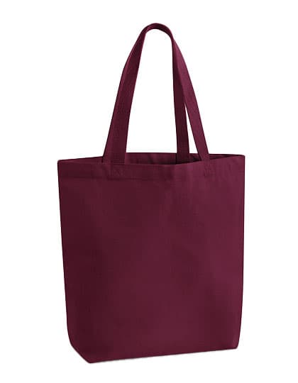 Heavyweight Canvas Tote Bag — Burgundy