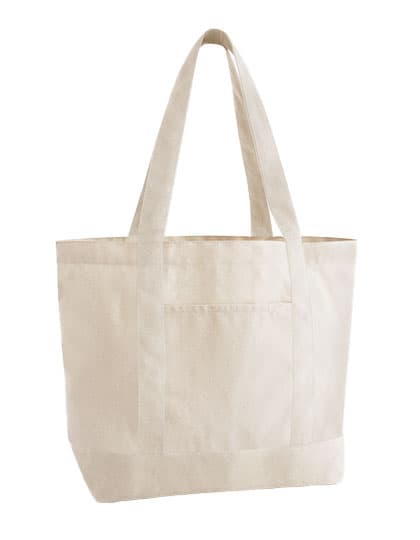 EarthAware® Organic Varsity Shopper — Natural