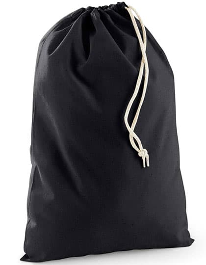 Recycled Cotton Stuff Bag — Black