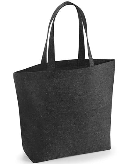 Revive Recycled Maxi Bag — Black Grey Melange