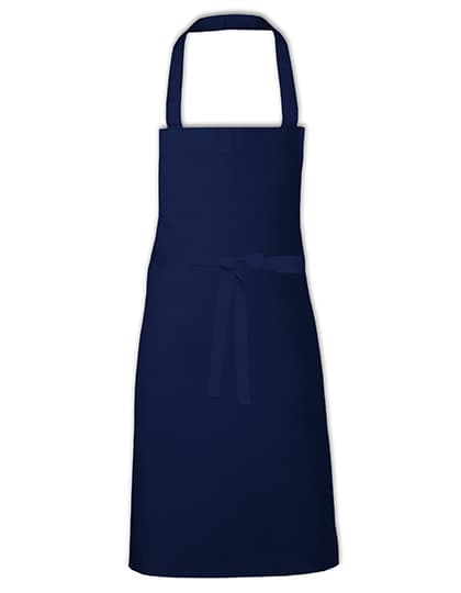Cotton Barbecue Apron — Navy (ca. Pantone 2766)