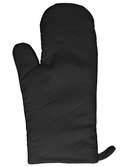 Cotton Oven Mitt 1 pcs — Black
